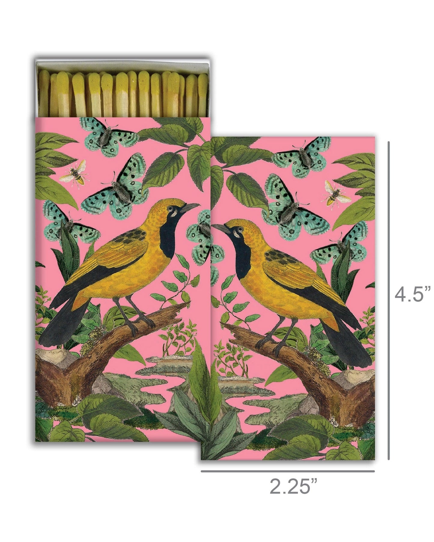 Yellow Bird & Butterfly Matches