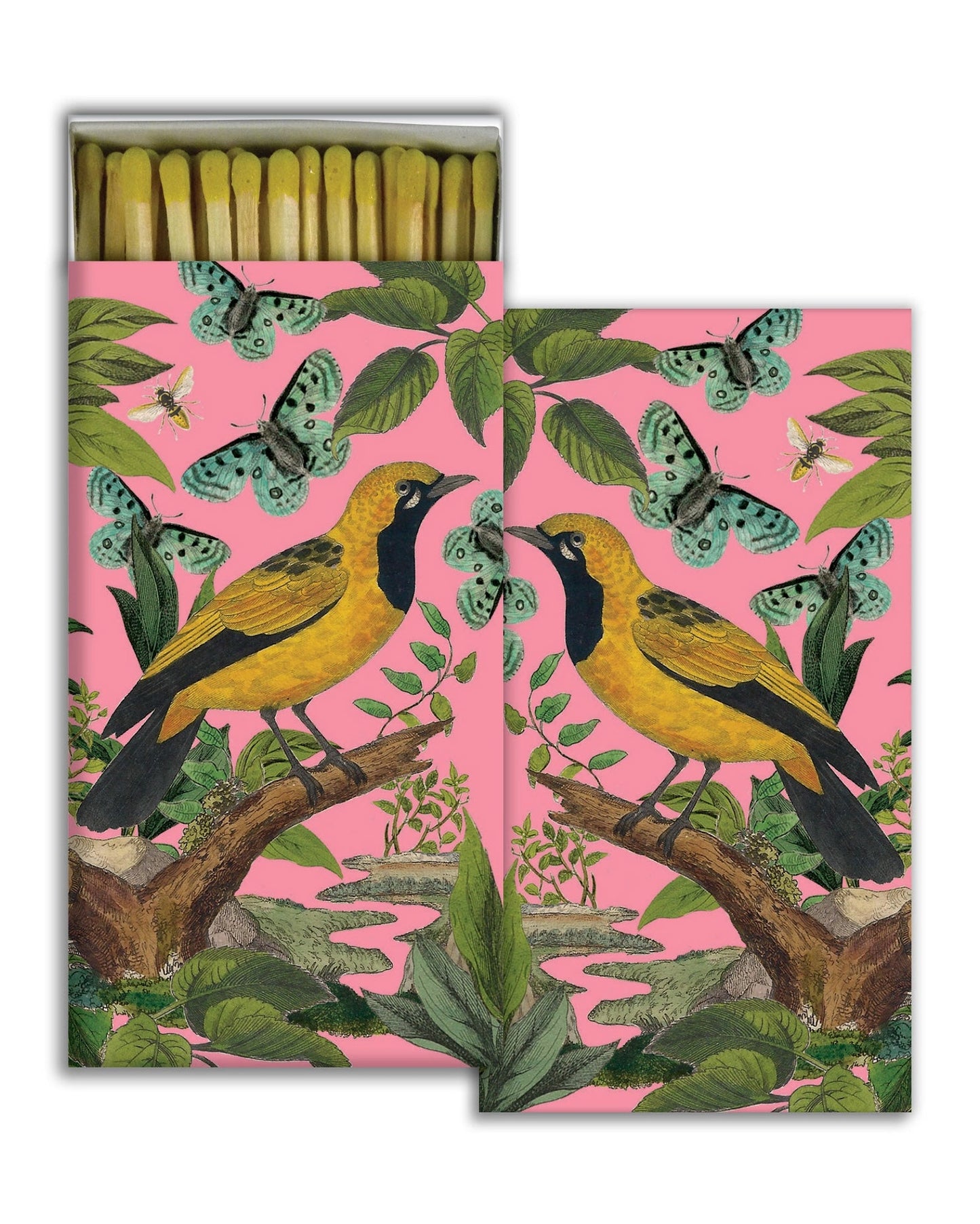 Yellow Bird & Butterfly Matches