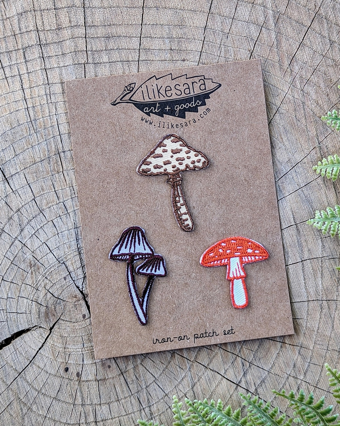 Mushroom 3 Pack of Patches