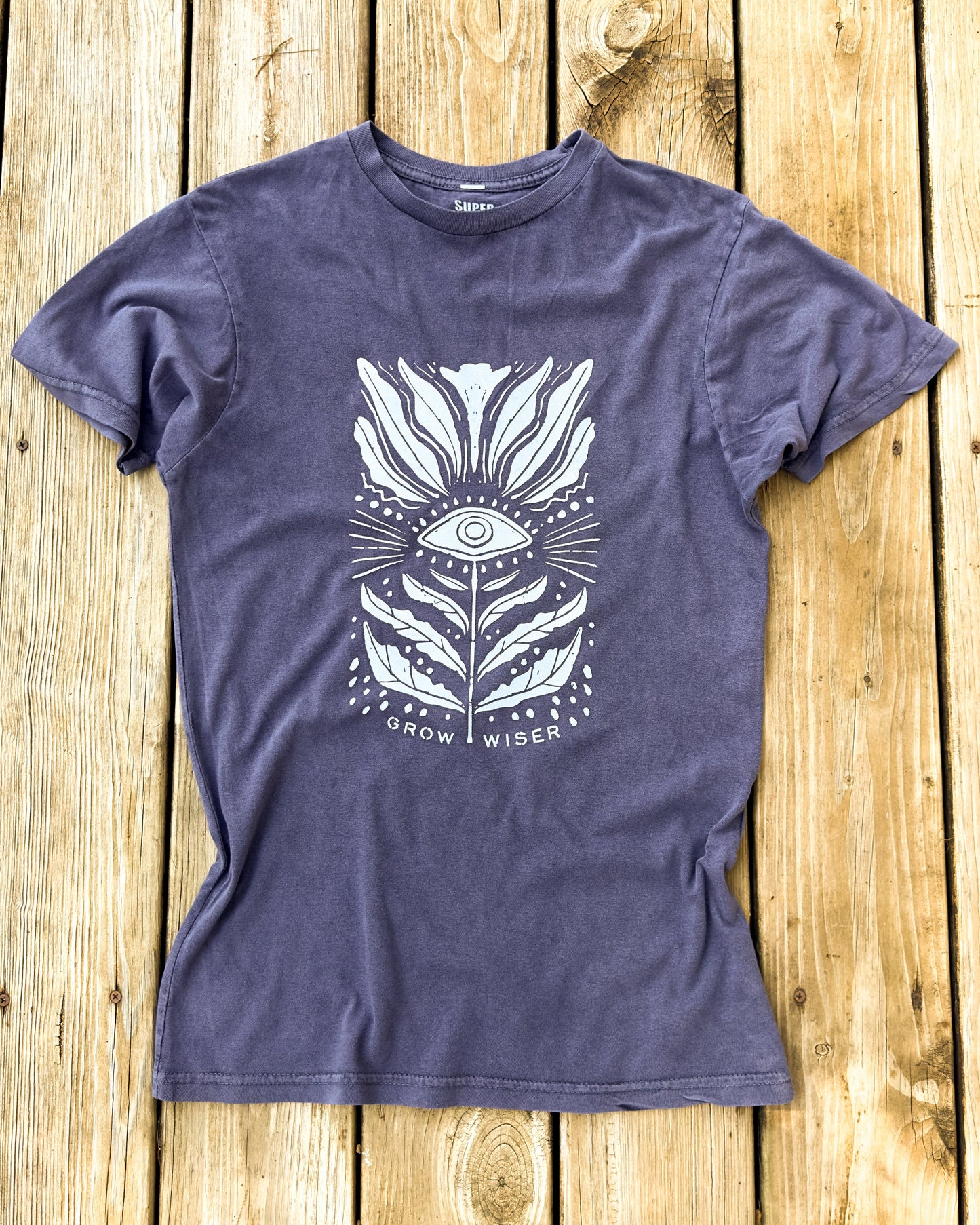 Grow Wiser - Cotton Unisex Mineral Wash Tee