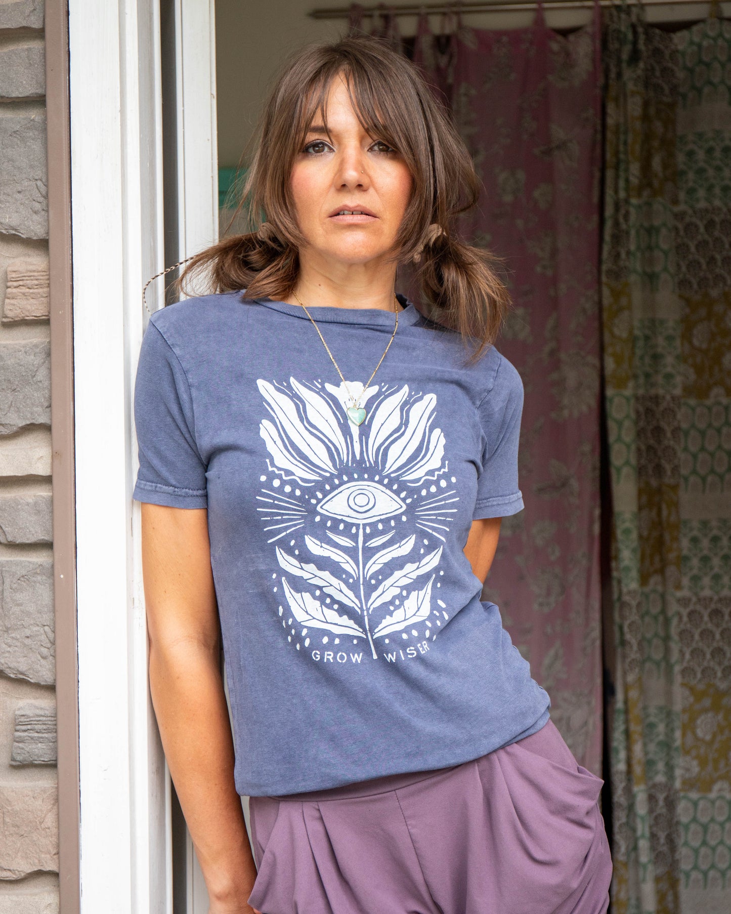 Grow Wiser - Cotton Unisex Mineral Wash Tee