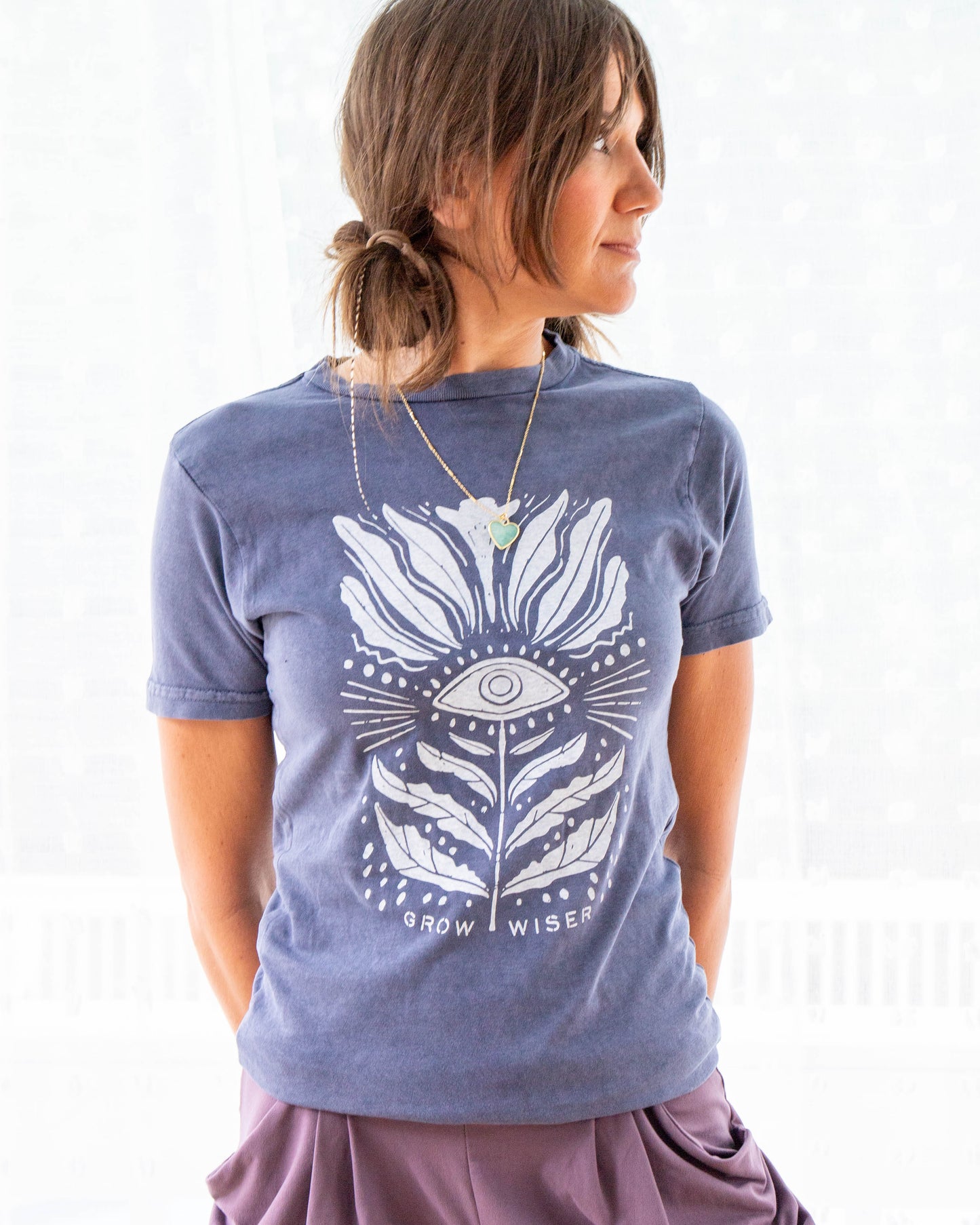 Grow Wiser - Cotton Unisex Mineral Wash Tee